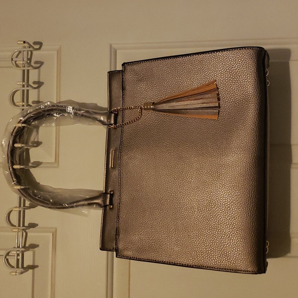 New Pewter Satchel - Picture 1 of 6
